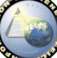 a logo with the word omniscience and an image of the earth